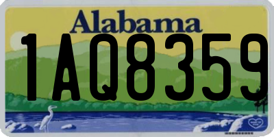 AL license plate 1AQ8359