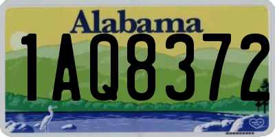 AL license plate 1AQ8372