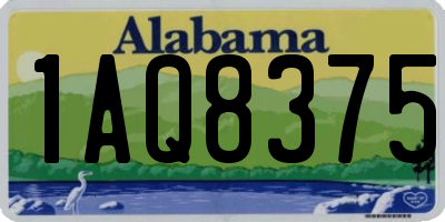 AL license plate 1AQ8375