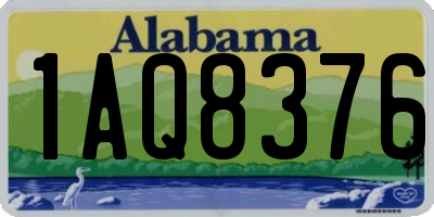 AL license plate 1AQ8376