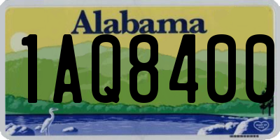 AL license plate 1AQ8400
