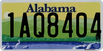 AL license plate 1AQ8404
