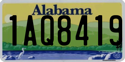 AL license plate 1AQ8419