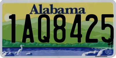 AL license plate 1AQ8425