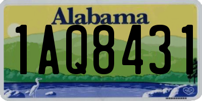 AL license plate 1AQ8431