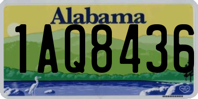 AL license plate 1AQ8436