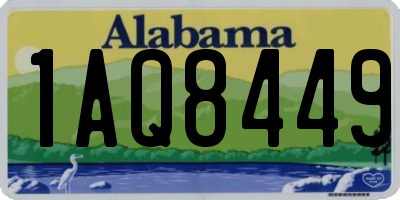 AL license plate 1AQ8449