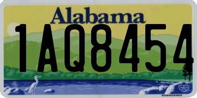 AL license plate 1AQ8454