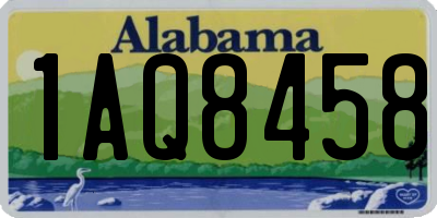 AL license plate 1AQ8458