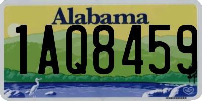 AL license plate 1AQ8459