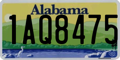 AL license plate 1AQ8475