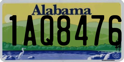 AL license plate 1AQ8476