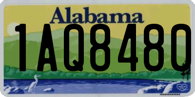 AL license plate 1AQ8480
