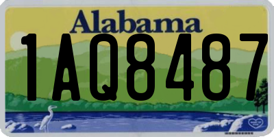 AL license plate 1AQ8487