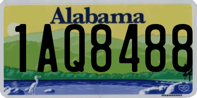 AL license plate 1AQ8488