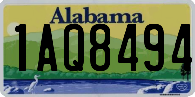 AL license plate 1AQ8494