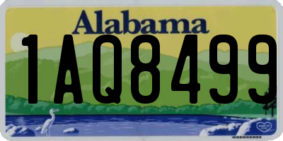 AL license plate 1AQ8499