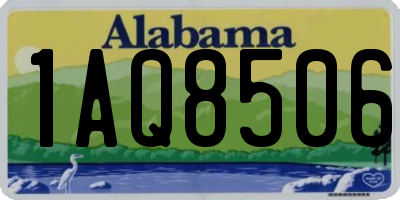 AL license plate 1AQ8506