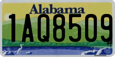 AL license plate 1AQ8509