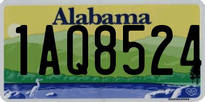 AL license plate 1AQ8524
