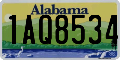 AL license plate 1AQ8534