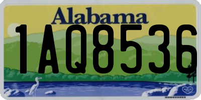 AL license plate 1AQ8536