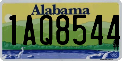 AL license plate 1AQ8544