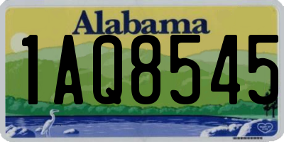 AL license plate 1AQ8545