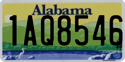 AL license plate 1AQ8546