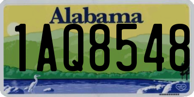 AL license plate 1AQ8548