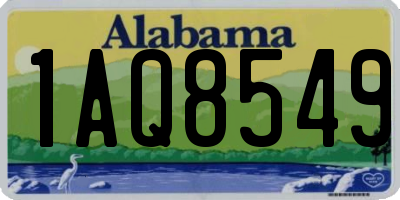 AL license plate 1AQ8549