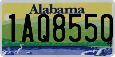 AL license plate 1AQ8550