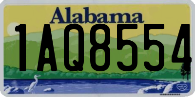 AL license plate 1AQ8554