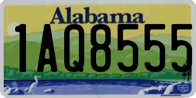 AL license plate 1AQ8555