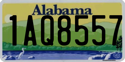 AL license plate 1AQ8557