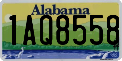AL license plate 1AQ8558