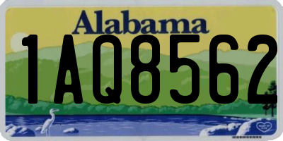 AL license plate 1AQ8562