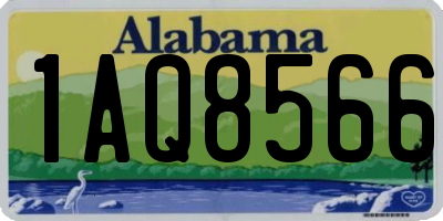 AL license plate 1AQ8566