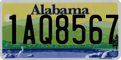AL license plate 1AQ8567