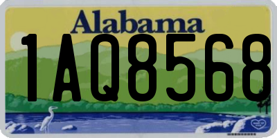 AL license plate 1AQ8568