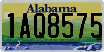 AL license plate 1AQ8575