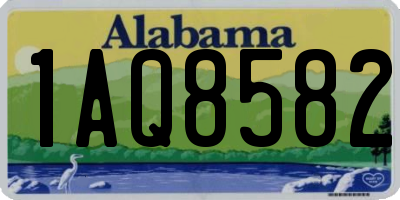 AL license plate 1AQ8582