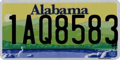 AL license plate 1AQ8583