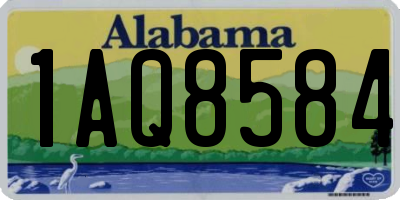 AL license plate 1AQ8584