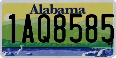 AL license plate 1AQ8585