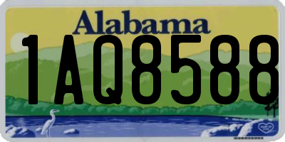 AL license plate 1AQ8588