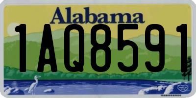 AL license plate 1AQ8591