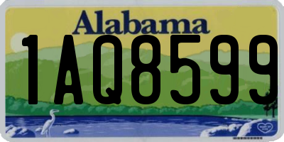 AL license plate 1AQ8599