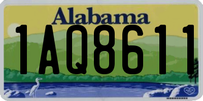 AL license plate 1AQ8611