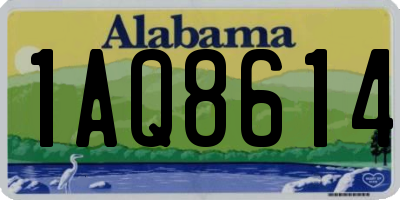 AL license plate 1AQ8614